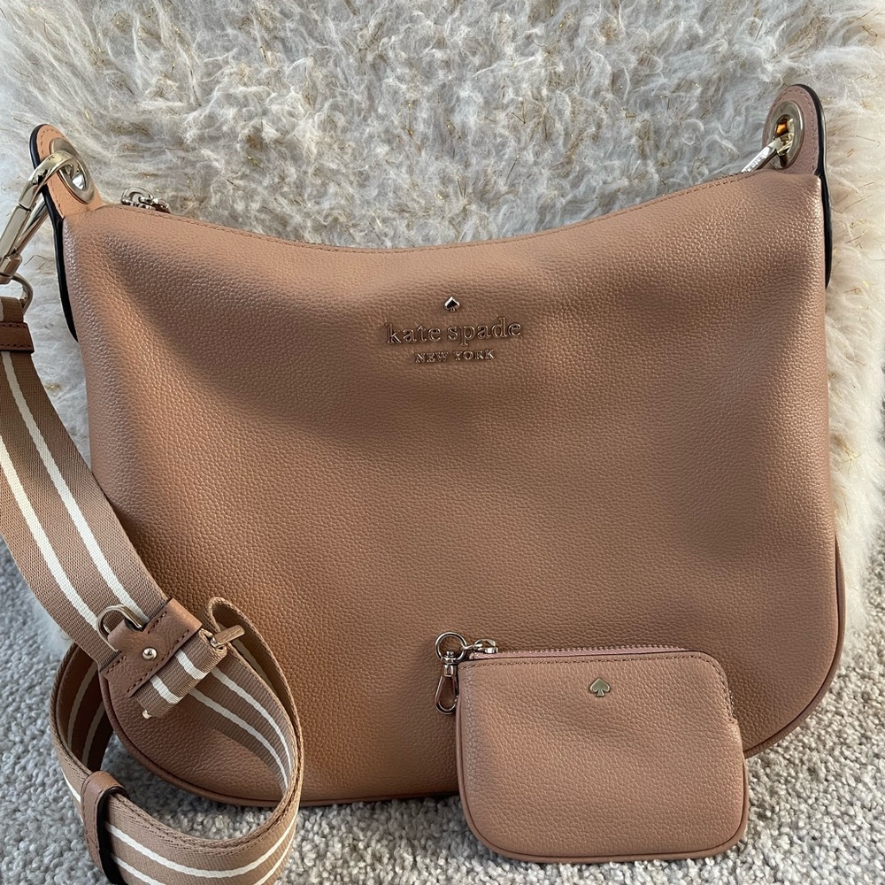 Kate Spade Tan Leather Crossbody/Shoulder Bag
